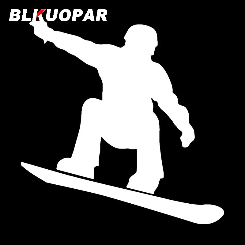 

Стикеры BLKUOPAR для сноуборда, силуэт, модные наклейки, виниловая пленка для автомобиля, мотоциклетный шлем, сноуборд, устойчивые к царапинам