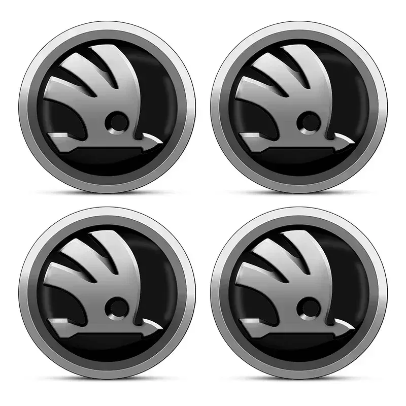 

4 Шт. Skoda Octavia Fabia Kamiq Kodiaq Rapid SCALA Superb, Колпак Ступицы Колеса Автомобиля, Эмблема