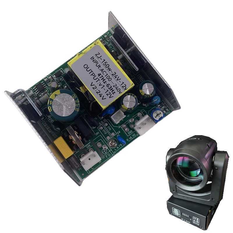 

ZJ-150W-12V+24V 150W Источник питания с подвижной головкой