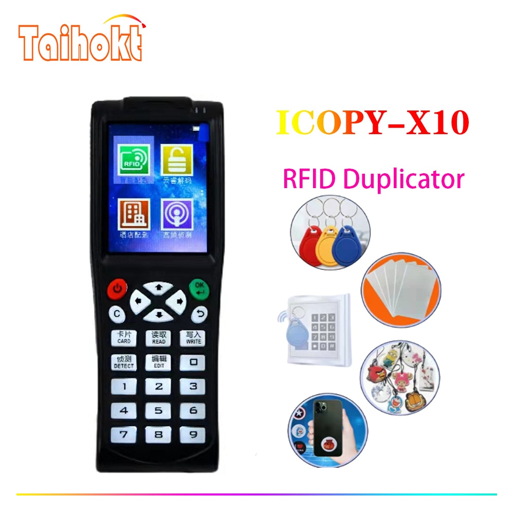 

Дубликатор смарт-чипов Icopy8 Pro X10, 125 кГц, T5577, 13,56 МГц