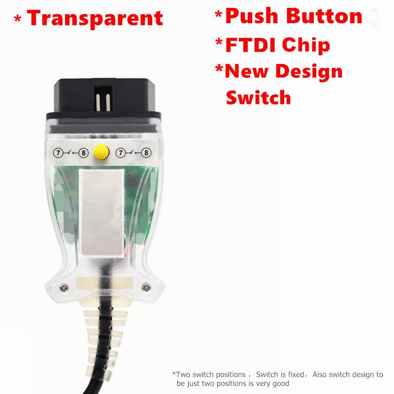 

Полный чип лучшего качества для BMW DCAN K + CAN FTDI Чип USB-диагностический интерфейс OBD2 USB-совместимый для BMW серии Новый дизайн