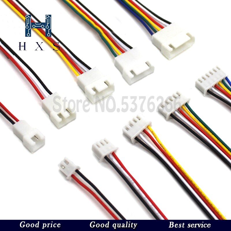 

10 шт. JST1.25 PH2.0 XH2.54 2P 3P 4P 5P 6-контактные разъемы, силиконовые
