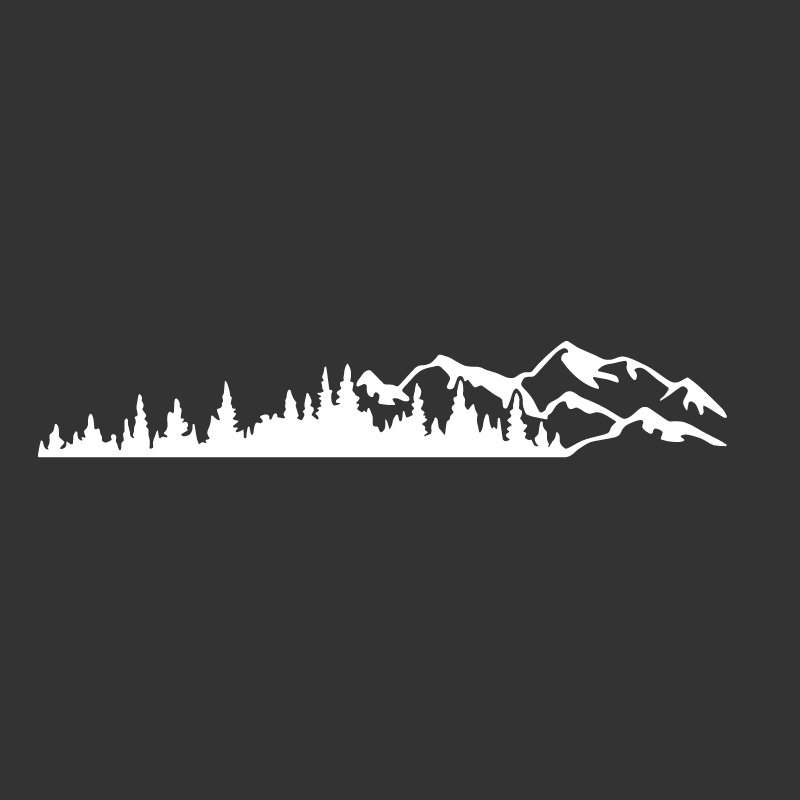 

CAMP/Motorhome боковое окно кузова, бампер, наклейка, большая наклейка в виде горного дерева, украшение для автомобиля, грузовика, автофургона