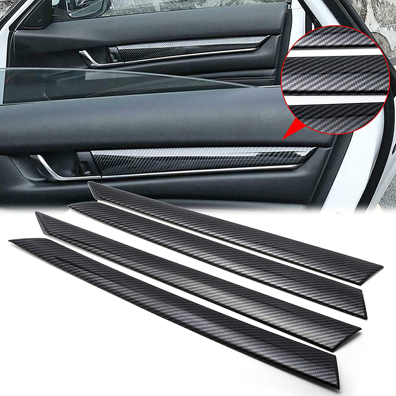 

Внутренняя дверная панель автомобиля, полосатая накладка для Honda Accord, аксессуары 10-го поколения 2018 2019 2020 2021 2022