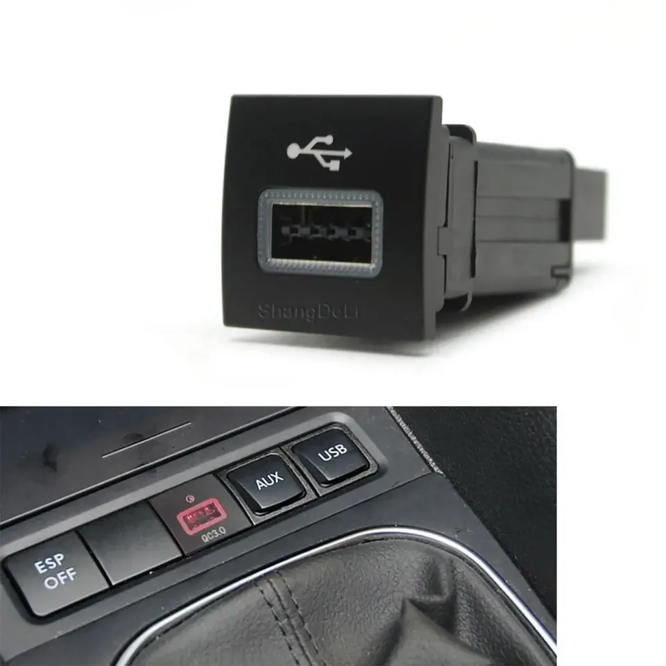 

Автомобильный USB-входной адаптер, аудио-радио, u-диск, разъем для вспышки, интерфейсный кабель для VW Golf 6, Jetta MK5 EOS Scirocco, автомобильные детали