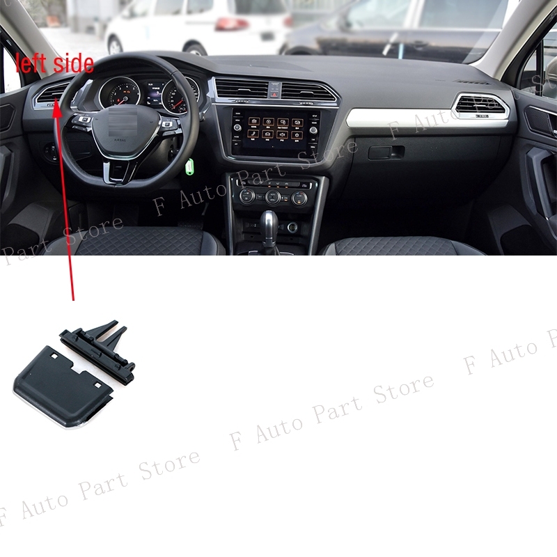 

Для VW Tiguan MK2 2017 2018 2019 2020 2021 автомобильная передняя приборная панель, розетка кондиционера, вентиляционные отверстия для кондиционера, зажим для вкладки