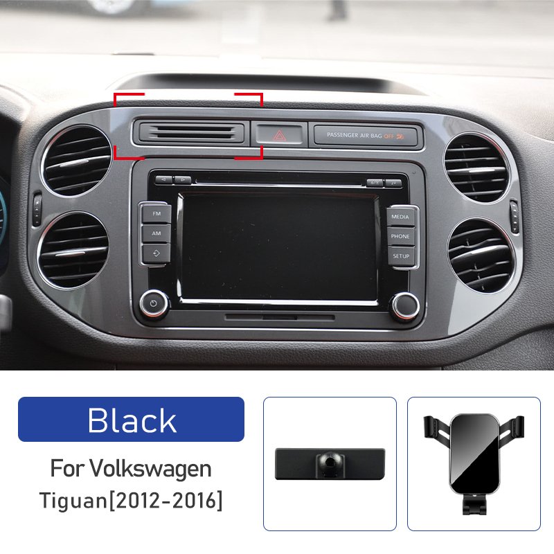 

Автомобильный держатель мобильного телефона для Volkswagen VW Tiguan 2012 2013 2014 2015 2016, вращающийся GPS, специальный кронштейн для крепления