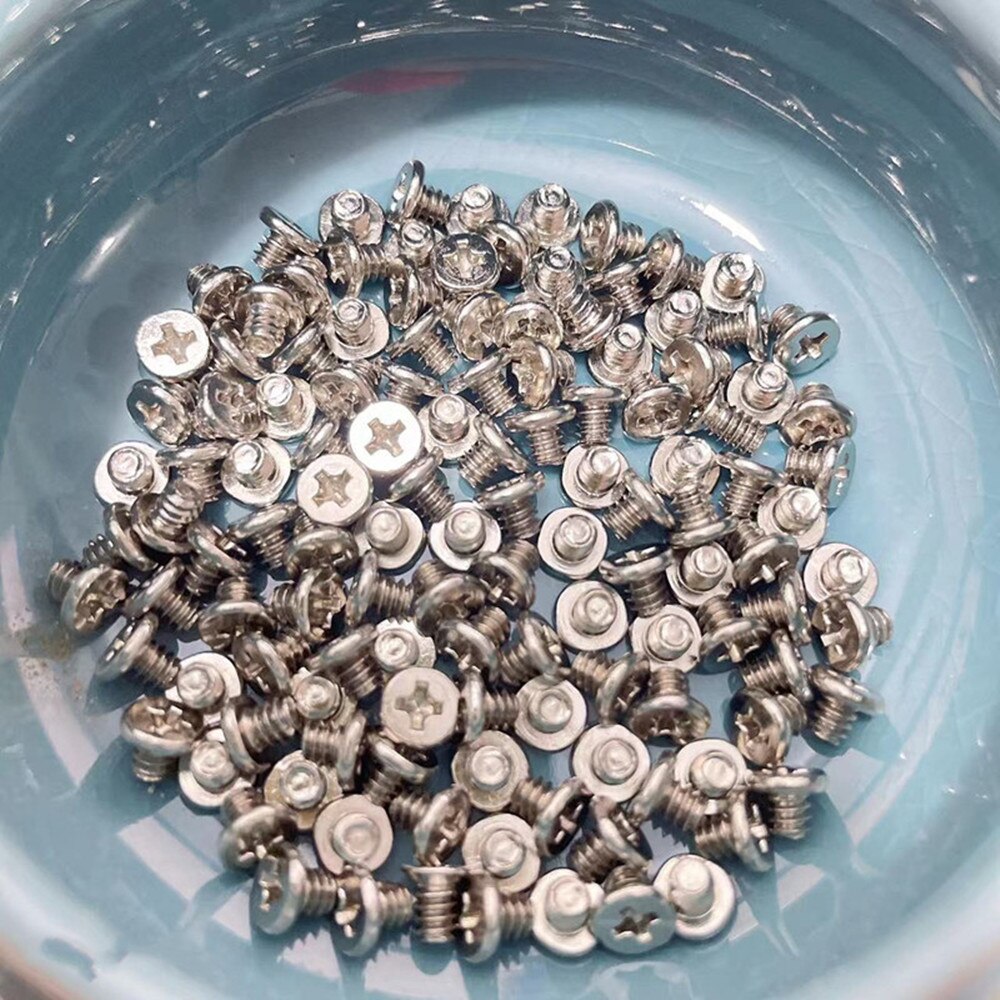 

30-50pcs Cm 6#-32*3.5 Phillips Flat Head Ni-plated Set Screw For Computer Case Hard Disk Unc
