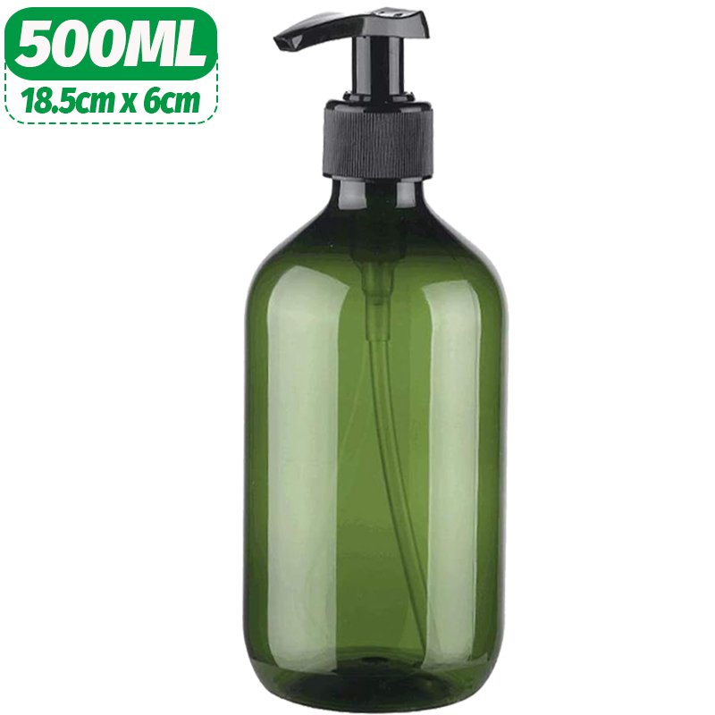

Многоразовые пластиковые бутылки-дозаторы для мыла и шампуня 300/500 мл