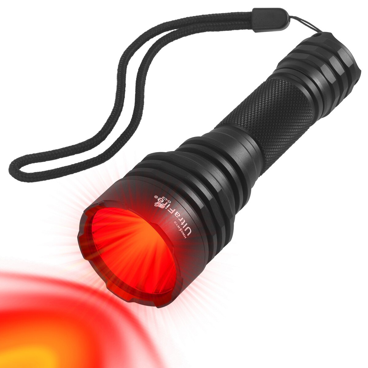 

UltraFire C8 красный тактический фонарь