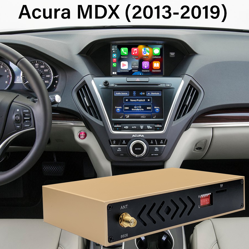 

Автомобильная Беспроводная ТВ-приставка Apple CarPlay на Android для Acura RDX TLX ILX RLX MDX YD3, радио, смарт-система, обновленная OEM-экранная камера