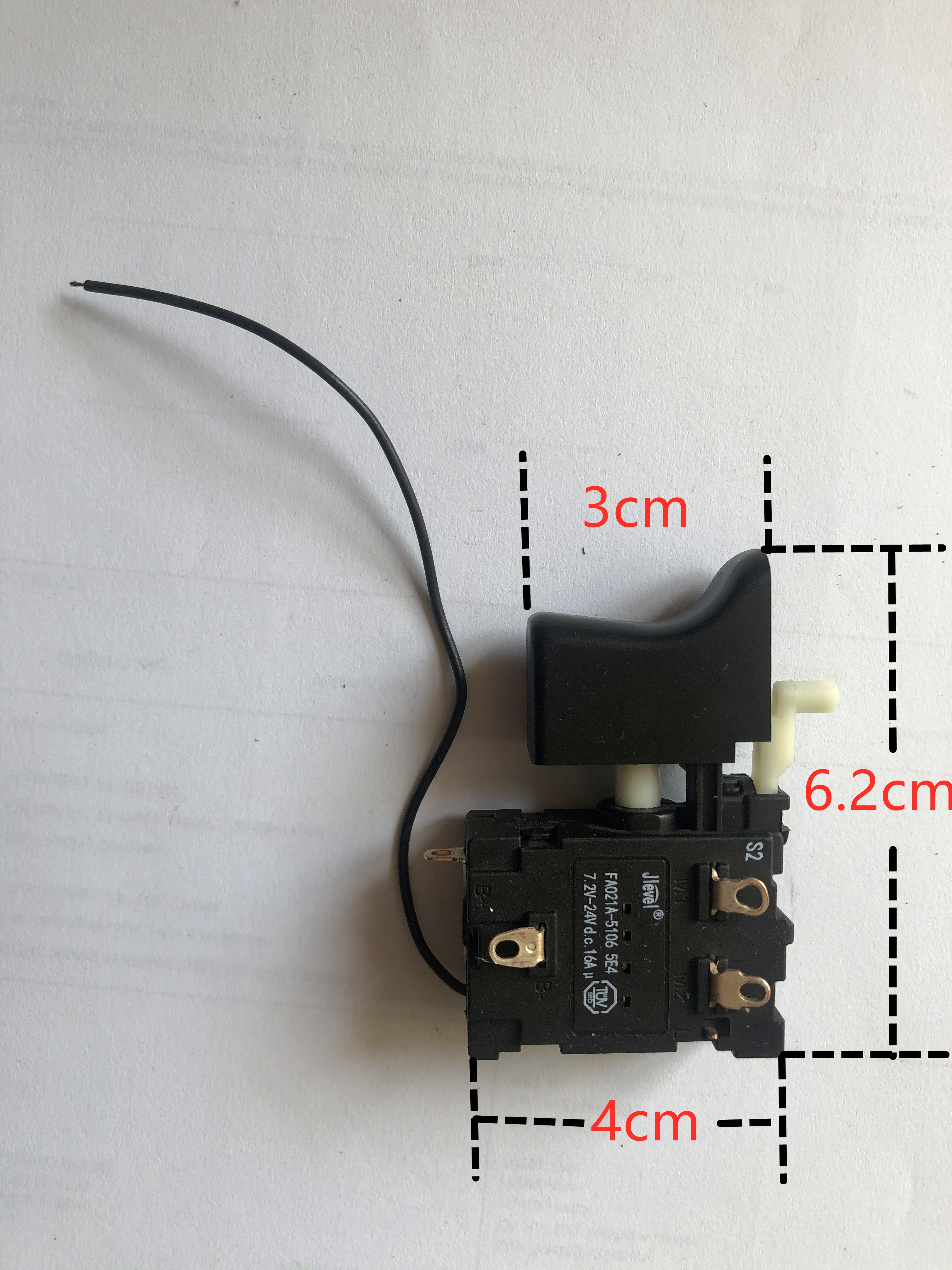 

FA021A-5106 7,2-24V d.c FA021A 16A Jlevel переключатель электродрели