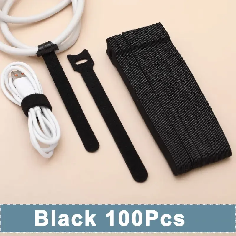 

Многоразовые кабельные стяжки Nylon, 100 шт.