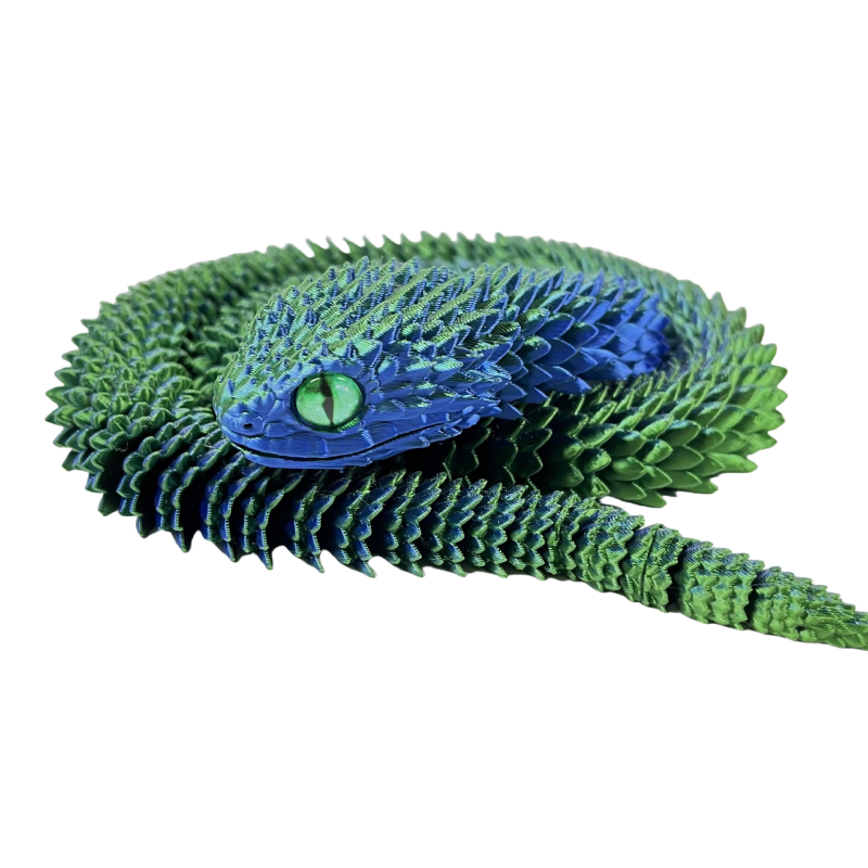 

3D пластиковая шарнирная змея Viper Snake 60 см
