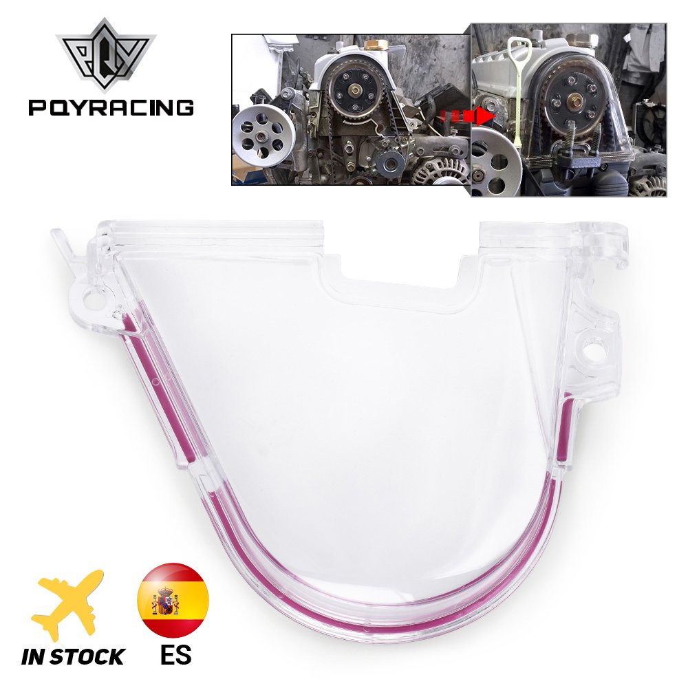 

PQY-CLEAR CAM крышка зубчатого ремня Крышка турбо CAM шкив с PQY-наклейка для HONDA 96-00 EK С PQY-наклейка PQY6337