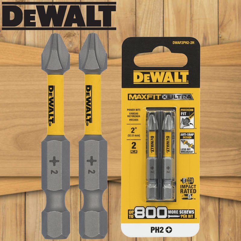 

DEWALT Ударные сверла PH2 50 мм 2 шт.