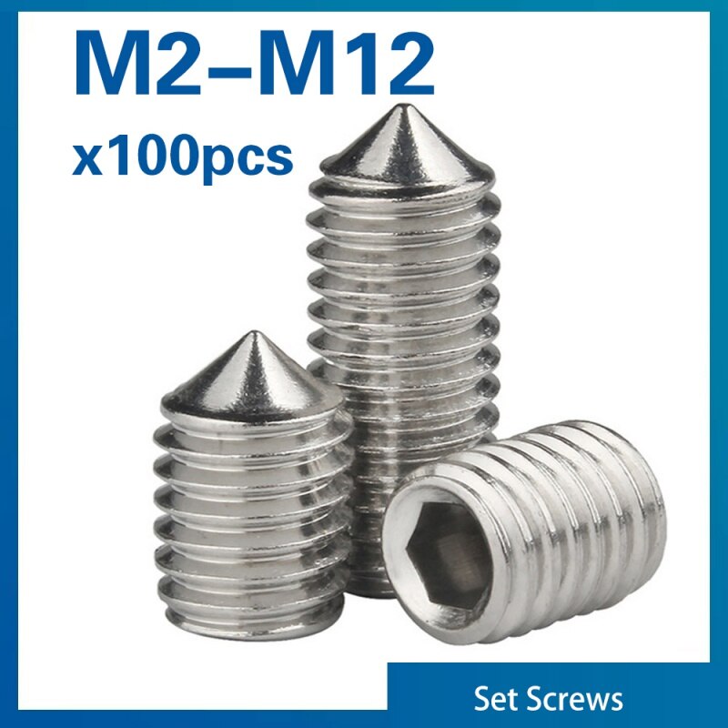 

Набор винтов с шестигранной головкой XMSJ 304 нержавеющая сталь M2-M12 100шт