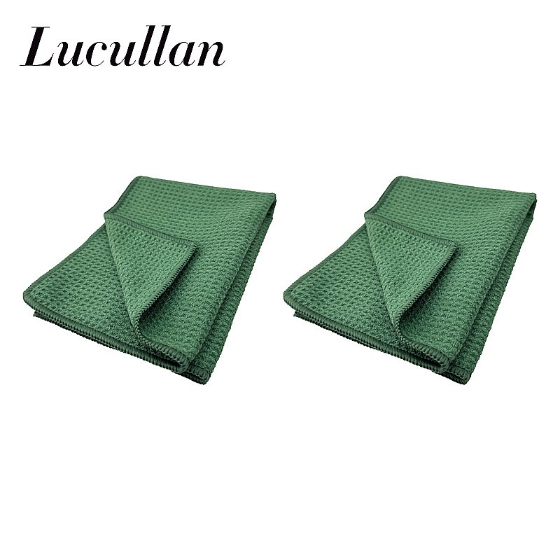 

Супервпитывающие вафельные полотенца Lucullan 30X40CM, ткань из микрофибры для чистки стекол