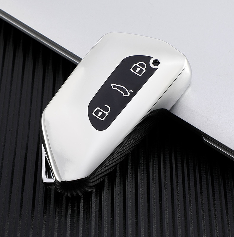 

Брелок для VW Volkswagen ID3, ID4, ID6, ID.4, ID.6 X, GTX Crozz 2021, 2022, 2023, задний силиконовый пульт дистанционного управления, Умный брелок, крышка, отделка