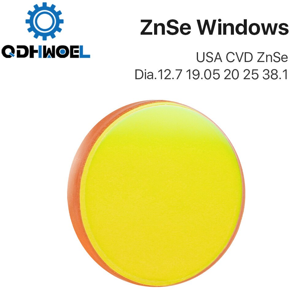 

QDHWOEL защитные окна ZnSe диаметр 12,7 20 38,1 мм