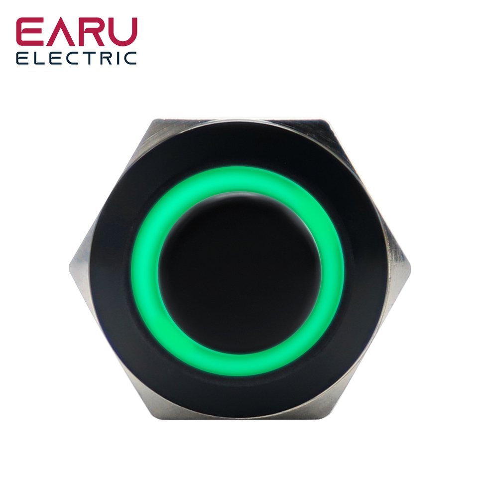 

Металлический кнопочный переключатель EARUELECTRIC 12 мм Momentary Switch 3-24В