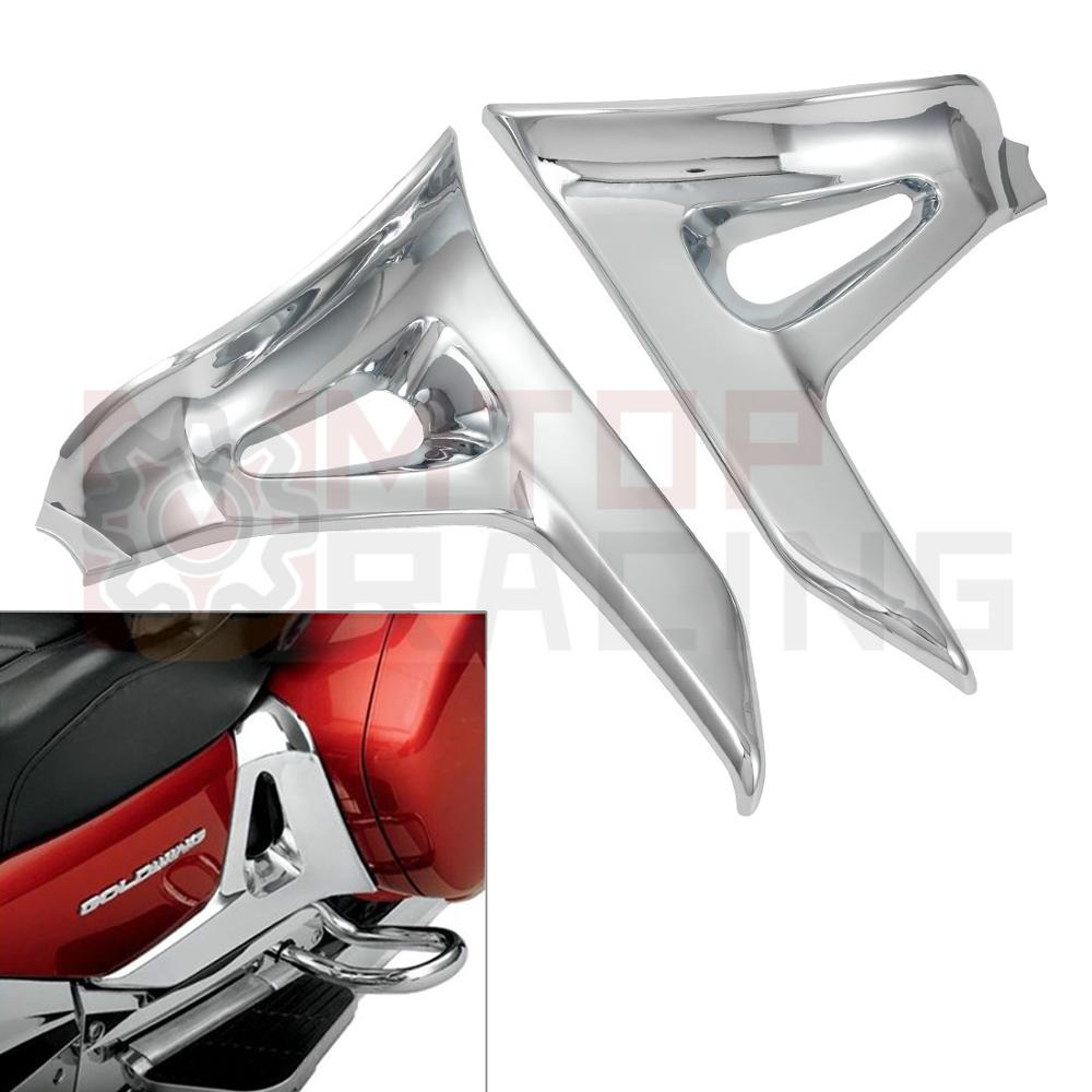 

1 Пара Хромовых обтекателей для Honda Goldwing GL1800 2001 2002 2003 2004 2005 2006