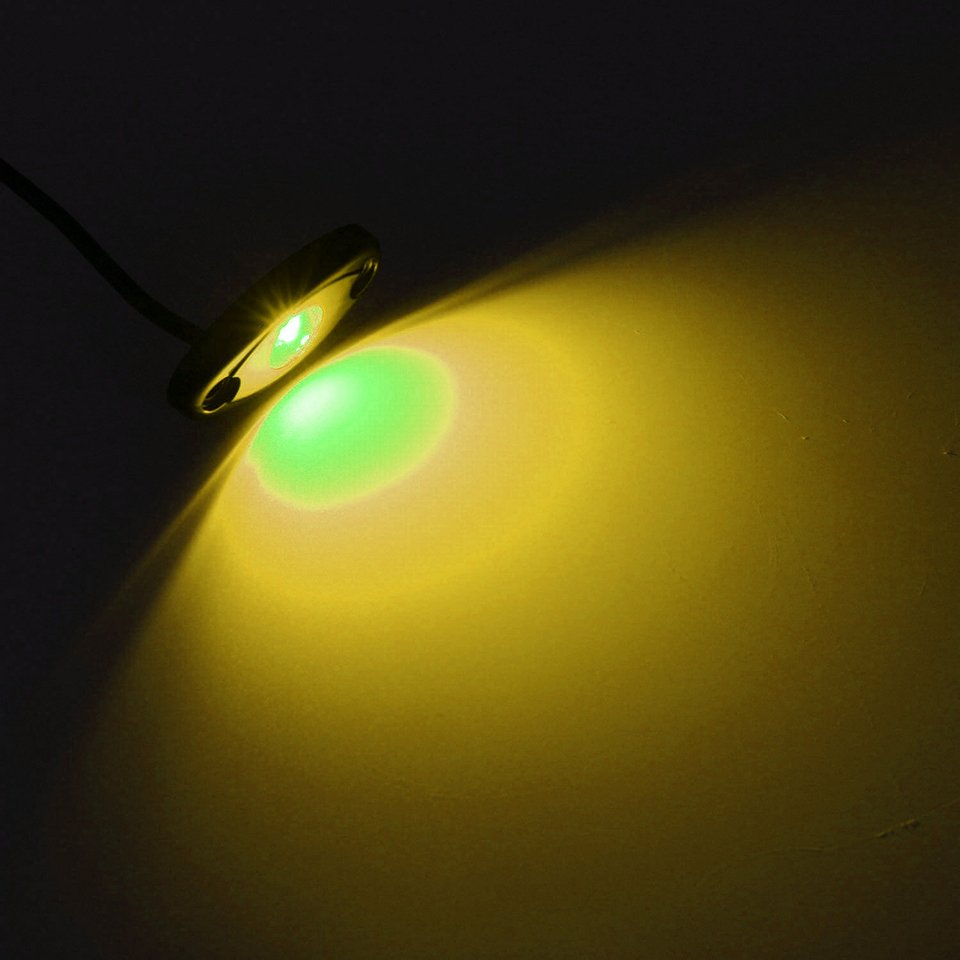 

4 шт. комплект светодиодных рок-светильников для автомобильной атмосферы, подвесной светильник для Jeep Truck Offroad RZR UTV ATV Underglow Trail Rig Lamp