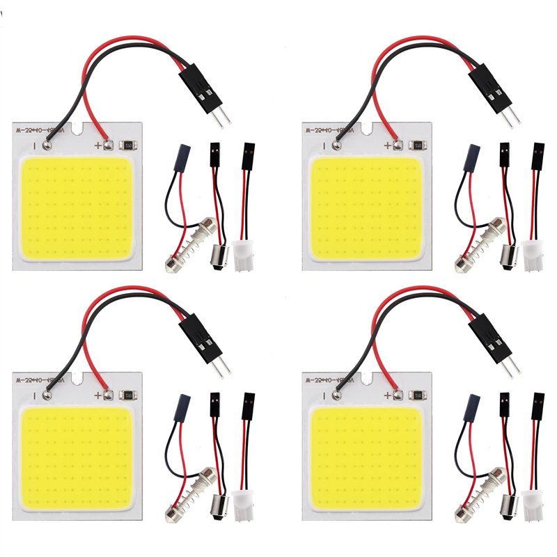

48 SMD Светодиодный Купольный Светильник Для Салона Автомобиля, Лампа Для Чтения