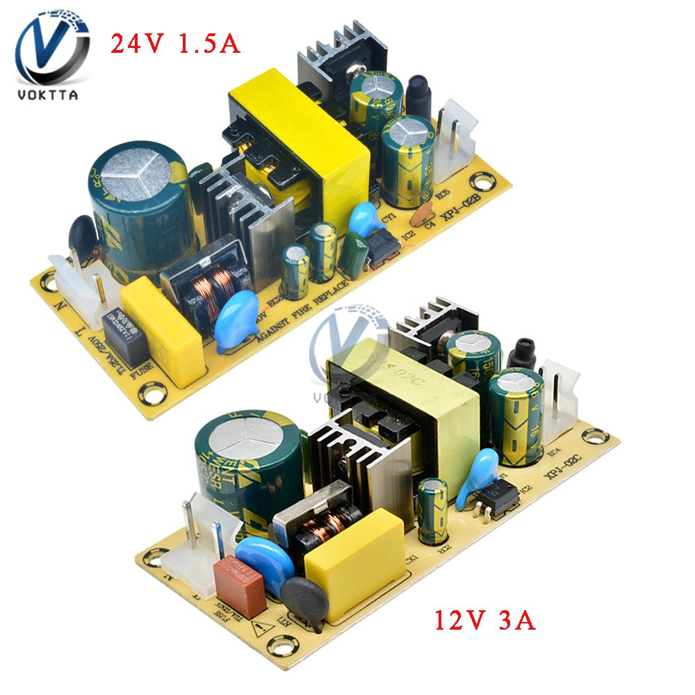 

Импульсный блок питания Voktta AC-DC 12V3A 24V1.5A 36W