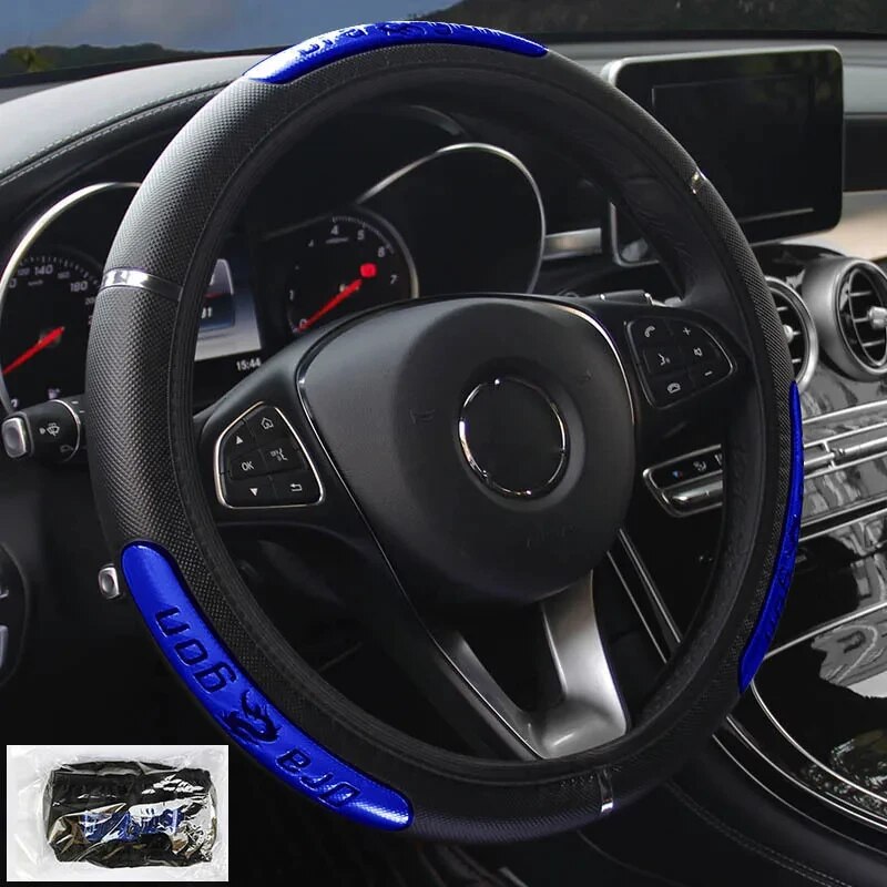 

Auto Steering-Wheel Cover For Honda Accord City Civic CRV CRZ Elysion Fit Jade Jazz Insight Anti-Slip Protection Car interior