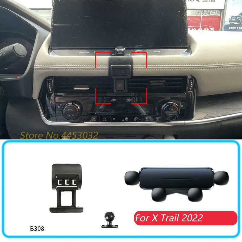 

Nissan X Trail T33 2022-2023 Гравитационный Автомобильный Держатель Для Телефона Универсальное Черное Автомобильное Крепление...