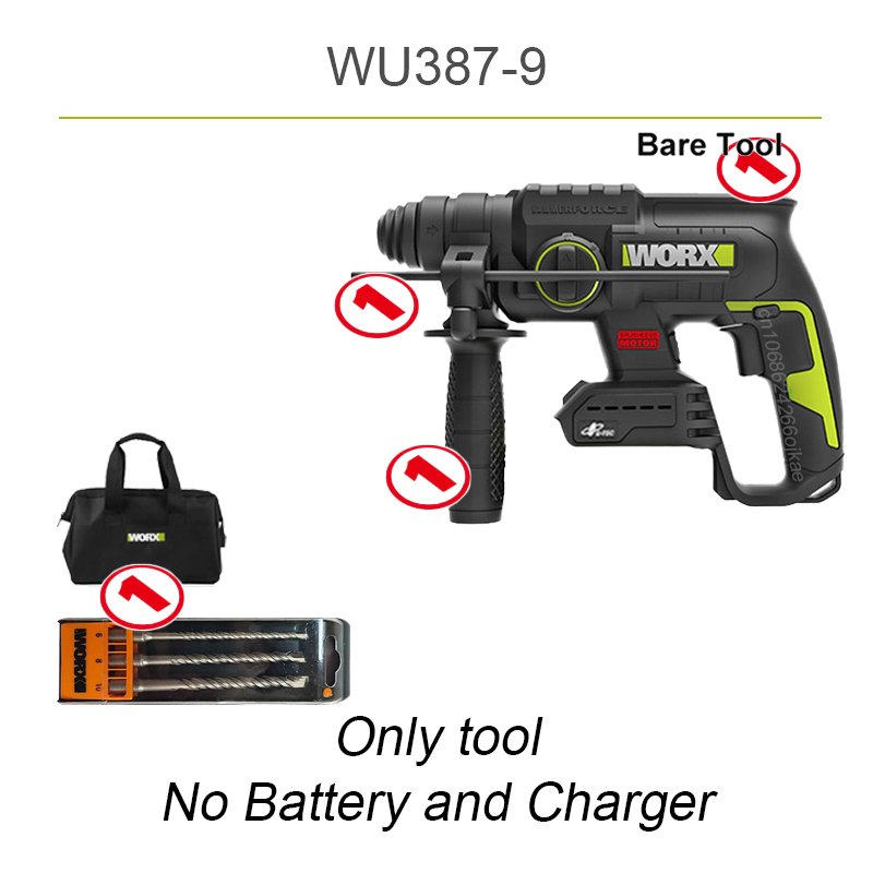 

Беспроводная дрель Worx WU387