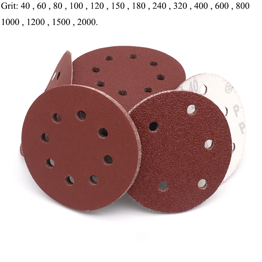 

Шлифовальные диски VIBRATITE 5'' 125мм 8 отверстий 40-2000 grit