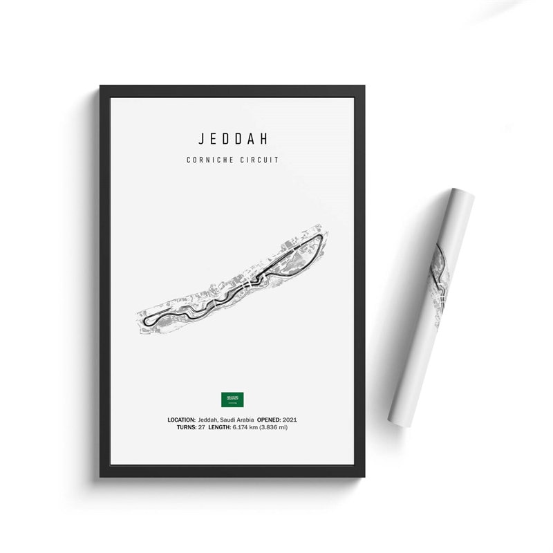 

Картина Formula 1 Imola Monaco Track Canvas HALFLEMART