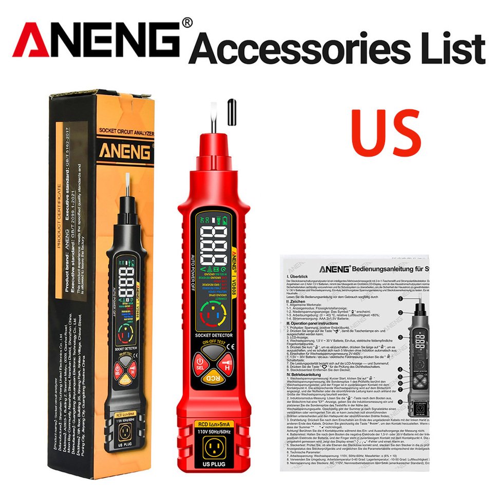 

UYANGG ANENG VD808 Тестер напряжения