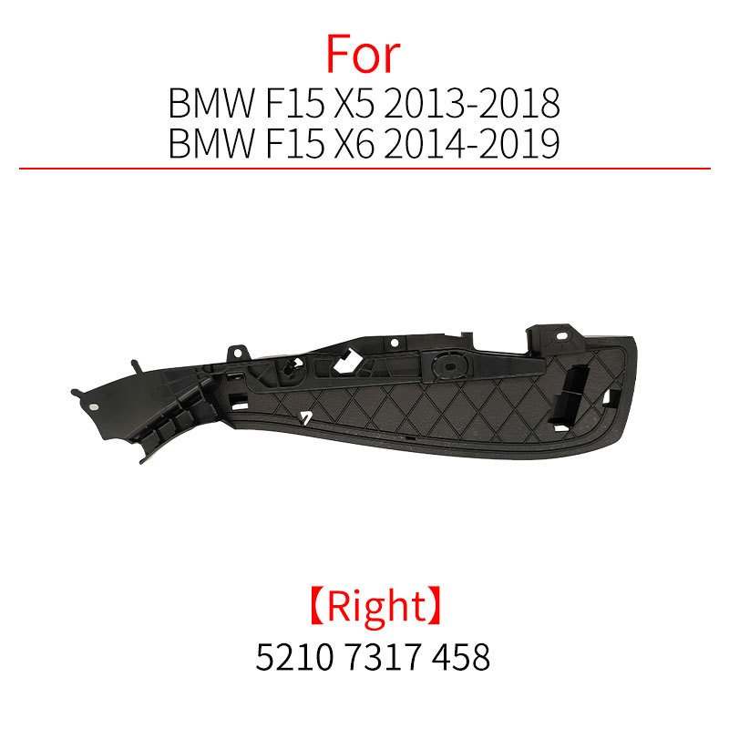 

Для BMW F15 F16 автомобильное переднее левое правое сиденье, боковая опорная рама, панель, кронштейн, крышка, аксессуар для X5 X6 2014-2019 52107317459