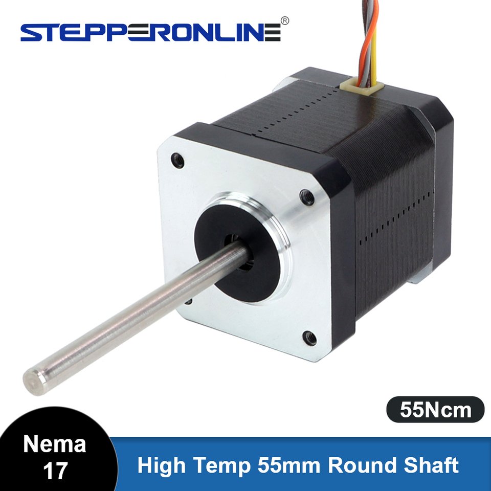 

STEPPERERONLINE Шаговый двигатель Nema 17 55 Нсм 17HS19-2504S-H-V1 для 3D-принтера