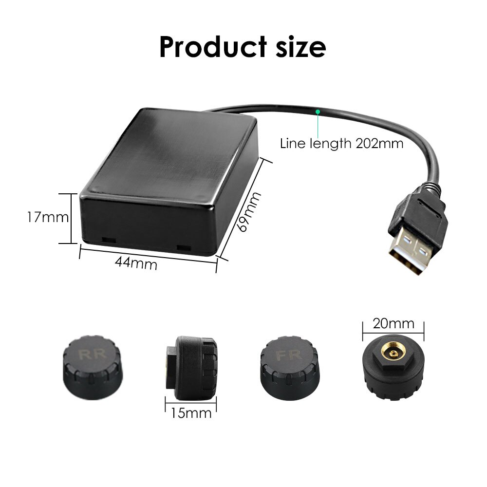 

Автомобильный USB TPMS (система контроля давления в шинах) для Android мультимедийный плеер Автомобильный GPS-навигатор головное устройство Авторадио
