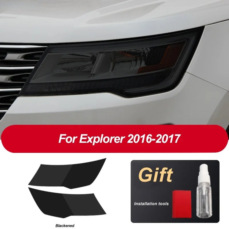 

Затемненная задняя фара из ТПУ для Ford Explorer 2016 2017, противотуманная фара, защитная задняя фара, меняющая цвет пленка