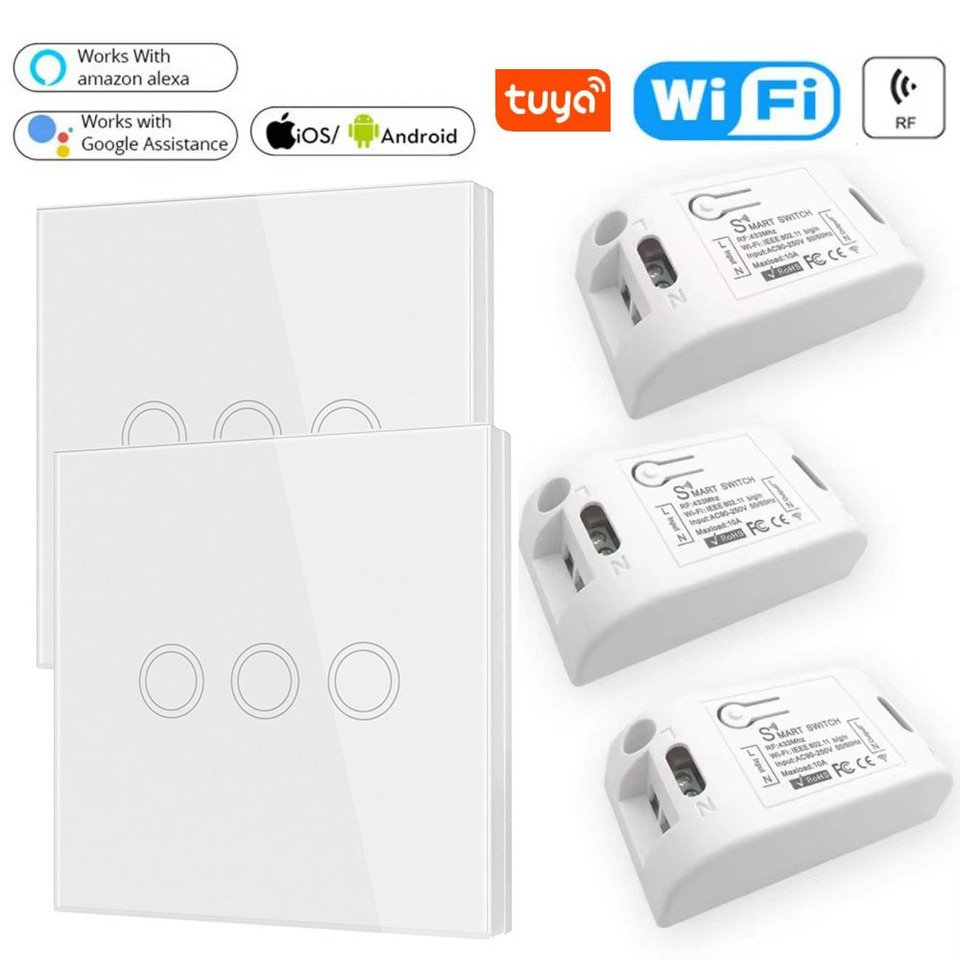 

tedeligo Умный выключатель света WiFi 433MHz