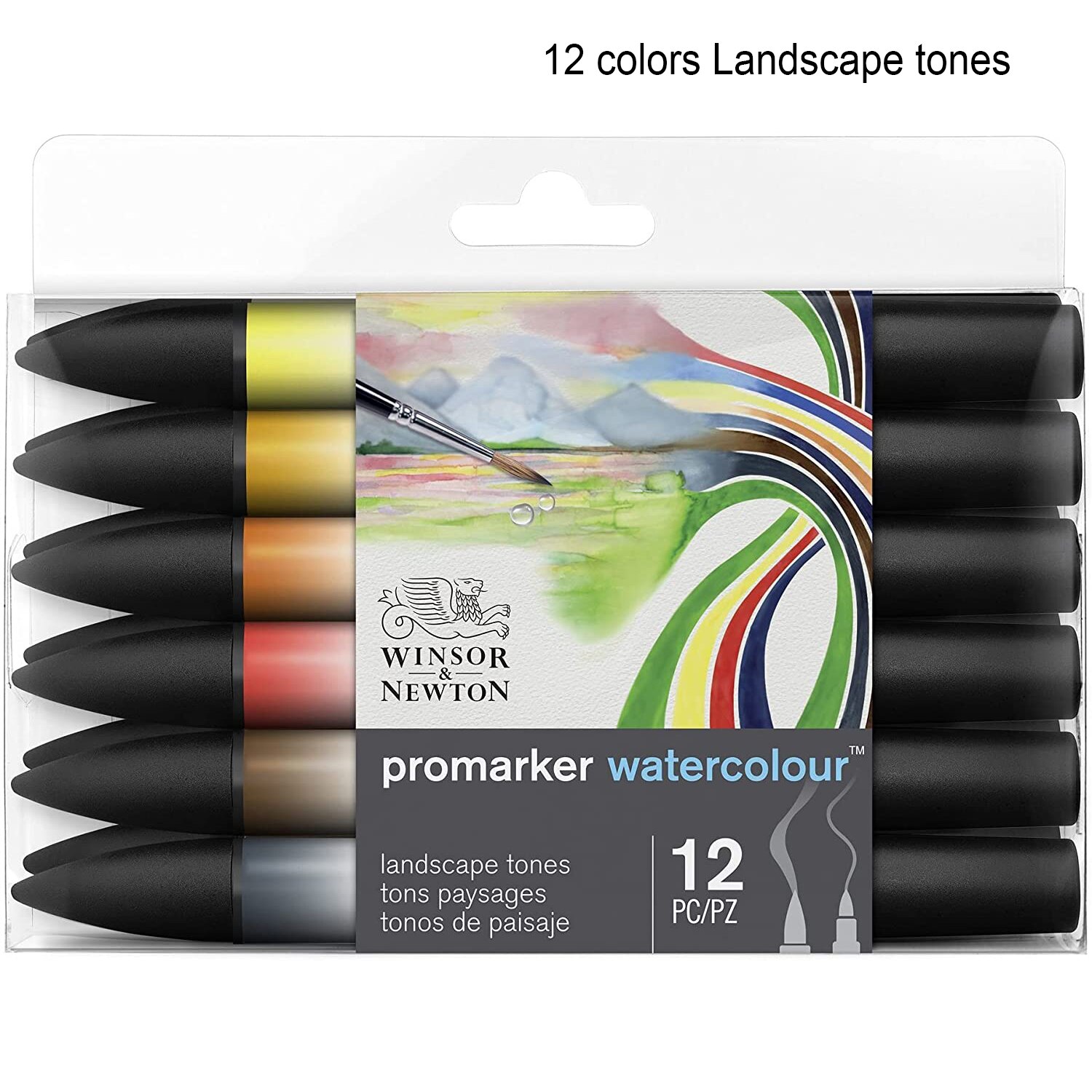 

Winsor & Newton Promarker Акварельные маркеры, двойные наконечники, 6 цветов