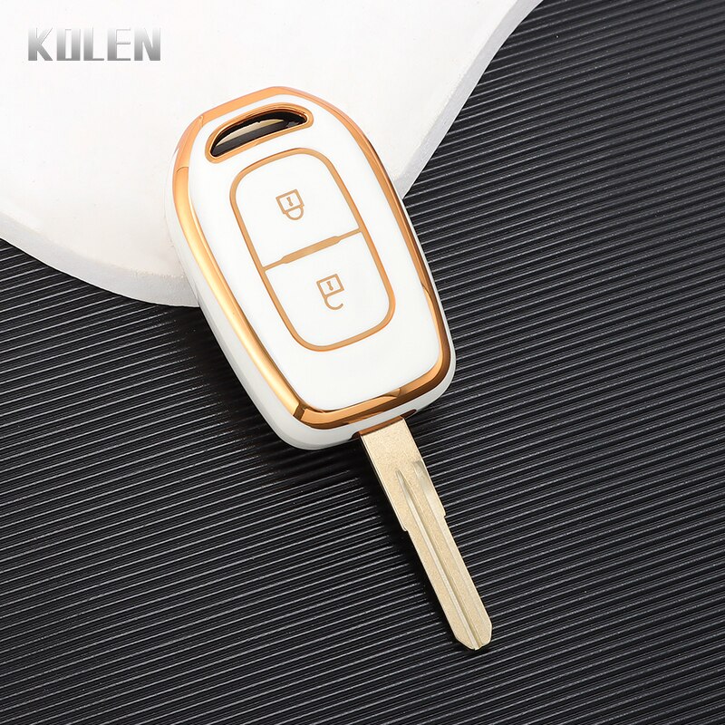 

Модный чехол для дистанционного ключа из ТПУ, чехол для Renault Duster, Sandero, Logan, Clio, Captur, Laguna Scen, 2 кнопки, аксессуары без ключа