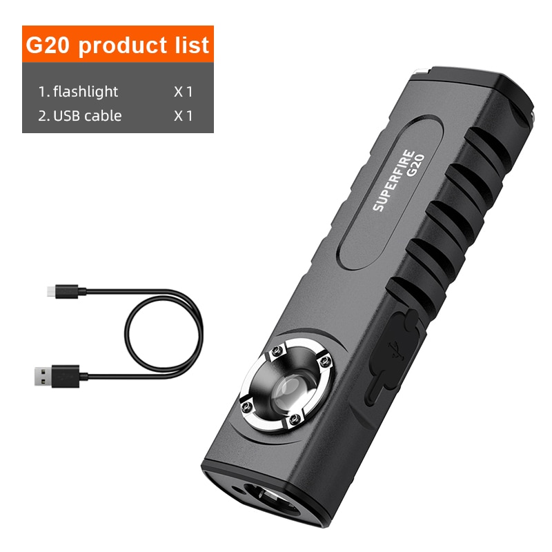 

SUPERFIRE G20 USB-фонарик COB 5Вт
