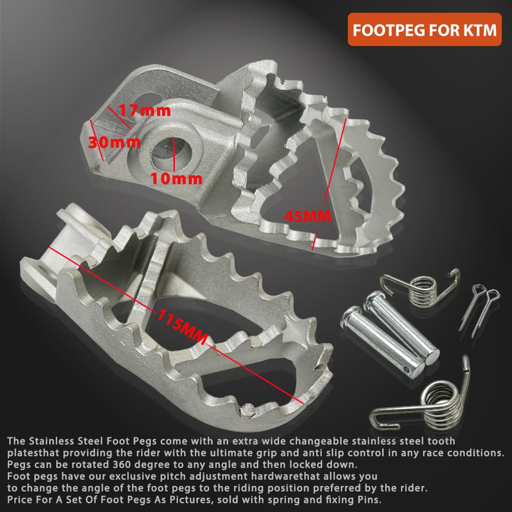 

Подножки для мотоцикла, Алюминиевые Подножки для KTM SX SXF EXC EXCF XC XCF XCW 125-530