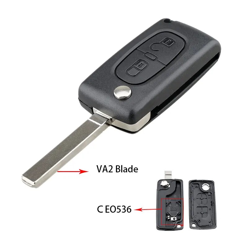 

YIQIXIN для Peugeot 107 207 307 308 407 607 807 для Citroen C2 C3 C4 C5 C6 C8 удаленный Автомобильный ключ корпус HU83/VA2 лезвие CE0523 CE0536