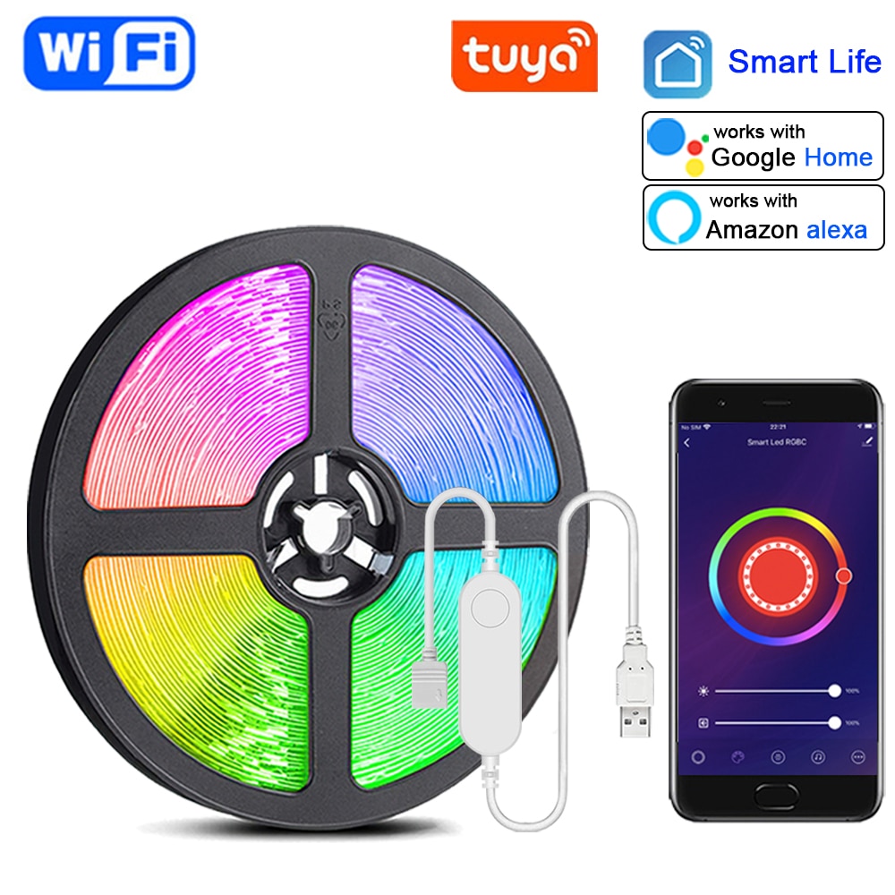 

Mikenoon Wi-Fi RGB Светодиодная лента