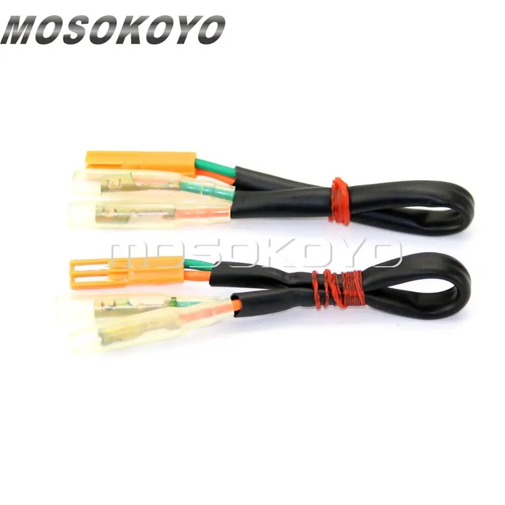 

2 шт., разъемы для указателей поворота мотоцикла Honda CBR600RR CBR1000RR CB650F NC700 VT750 02-12