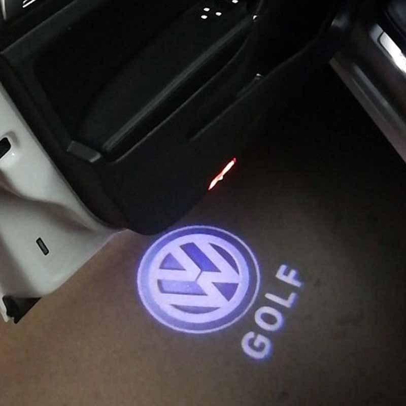 

Аксессуары, светодиодные проекторы с логотипом двери автомобиля для VW Golf 5/6/7, R/GTI/GTD/GTE, Touareg, CC, Passat (B6 - B9), C6-C8