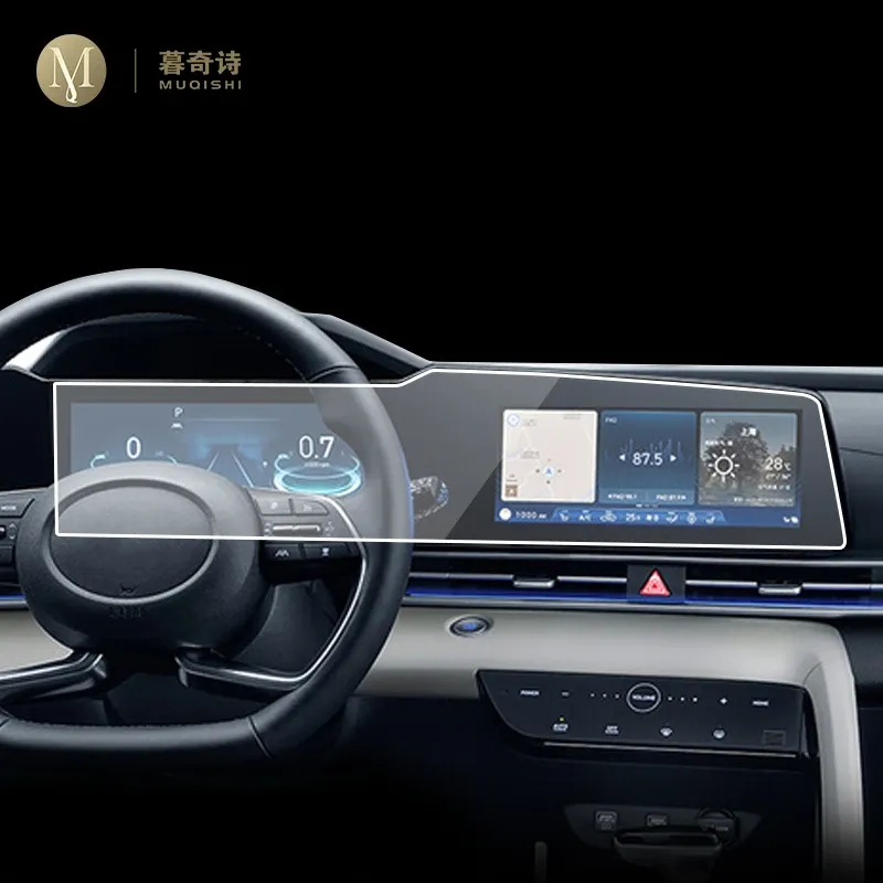 

Для Hyundai Electra 2021-2023Car GPS навигация телефон экран ТПУ пленка защита экрана против царапин внутренняя установка