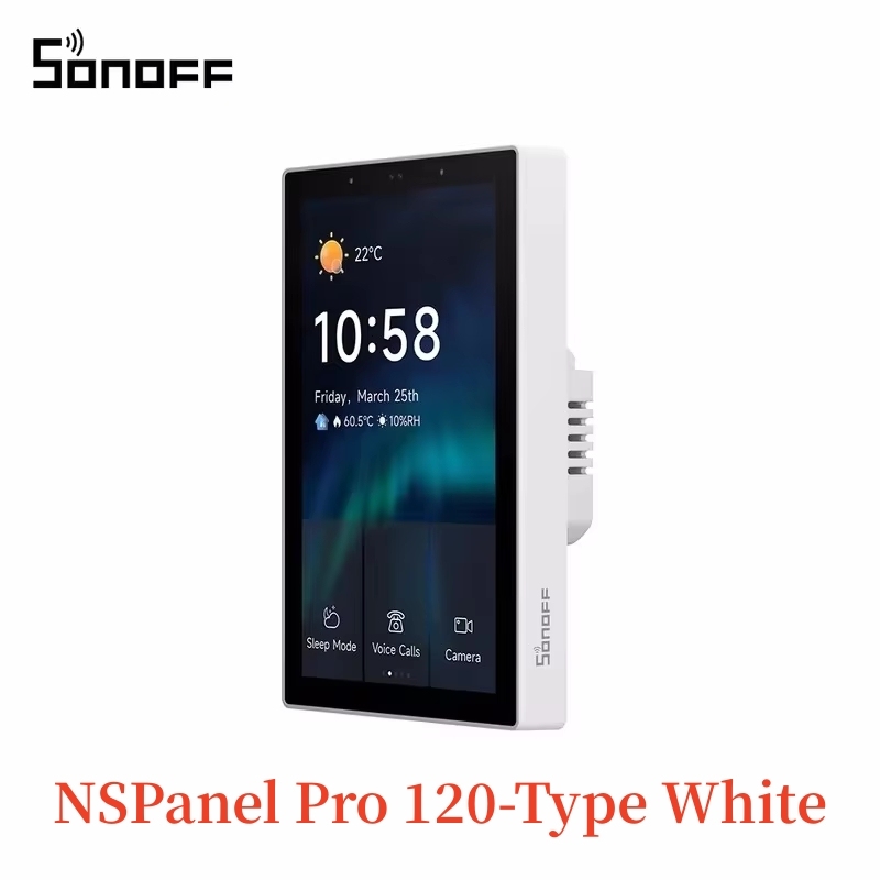 

Пульт дистанционного управления SONOFFF NSPanel Pro 120 Панель управления умным домом с сенсорным экраном Zigbee3.0 Hub